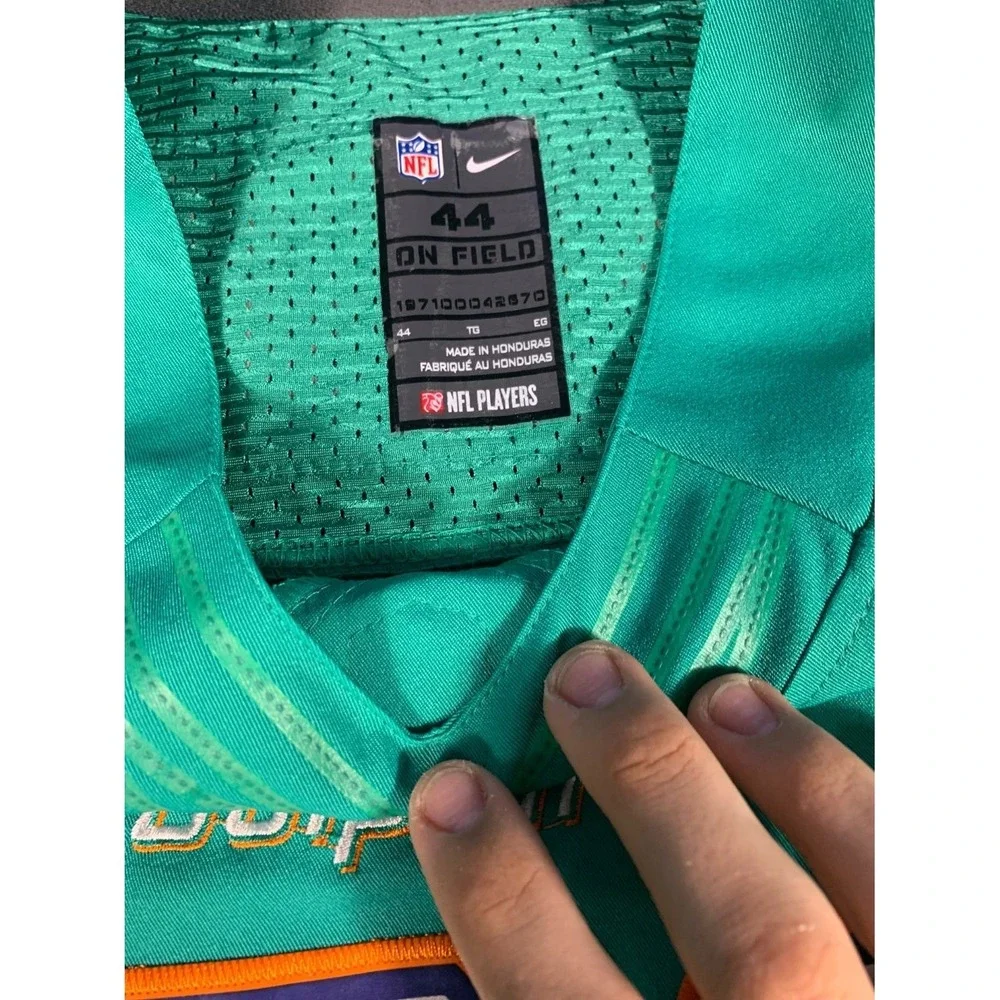 Nike Cameron Wake Miami‎ Dolphins On-Field Jersey Men's Size 44 Aqua NWT